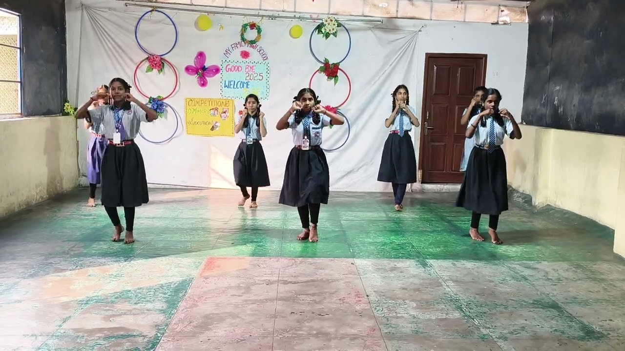 Gobbiyallo Gobbiyallo // My Family high school // @catherinalingwebareddy4955 #dance #dancepractice 