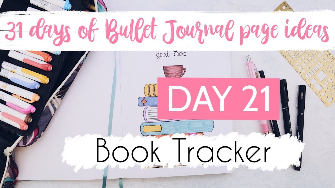 Book Tracker | 31 Days of Bullet Journal Page Ideas | Day 21