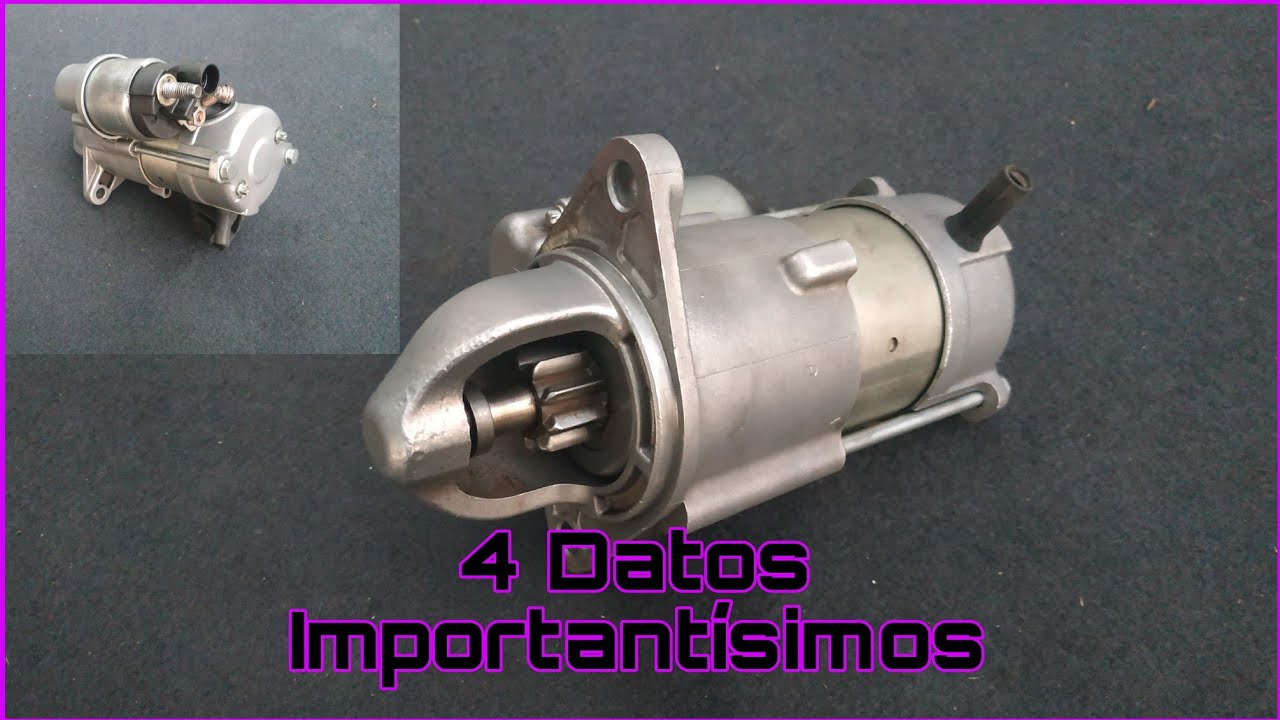 4 Fallas típicas de un motor de arranque / burro