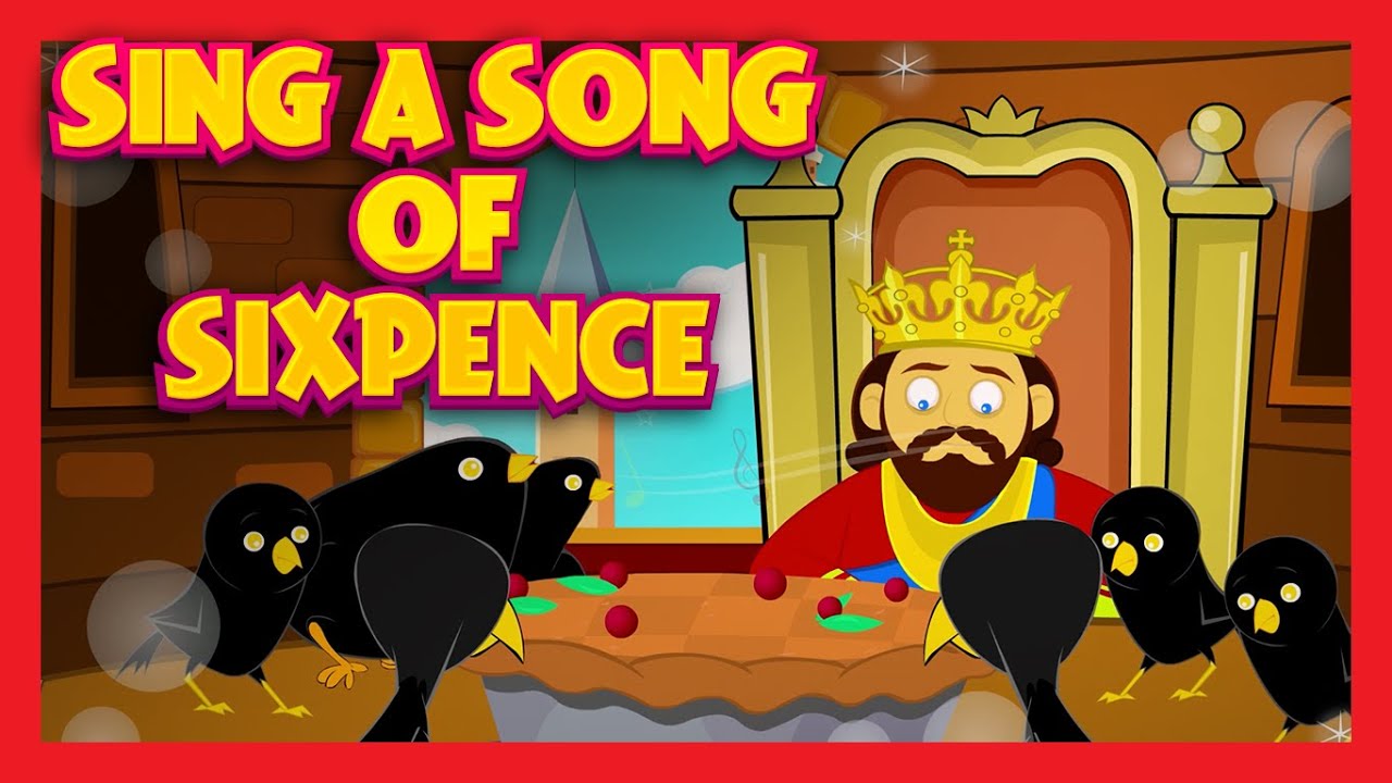 SING A SONG OF SIXPENCE | Baby Poems In English | Rhymes For Kids By KIDS HUT