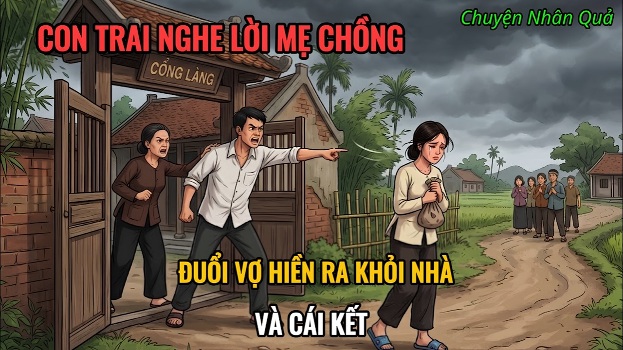 Chuyện Nhân Quả: Chồng Nghe Lời Mẹ Đuổi Vợ Hiền Ra Khỏi Nhà – 3 Tháng Sau Phải Quỳ Xin Lỗi