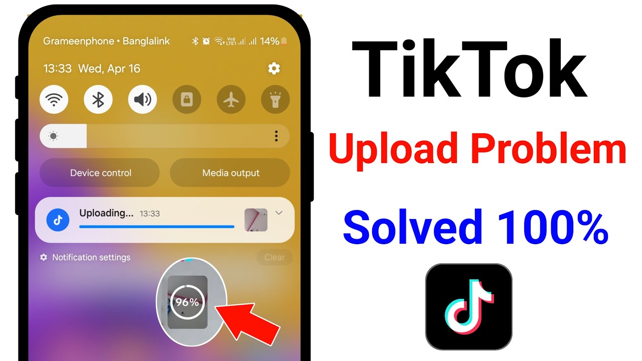 TikTok Video Upload Problem 2025 || TikTok Video Upload 96 Stuck Problem Solve