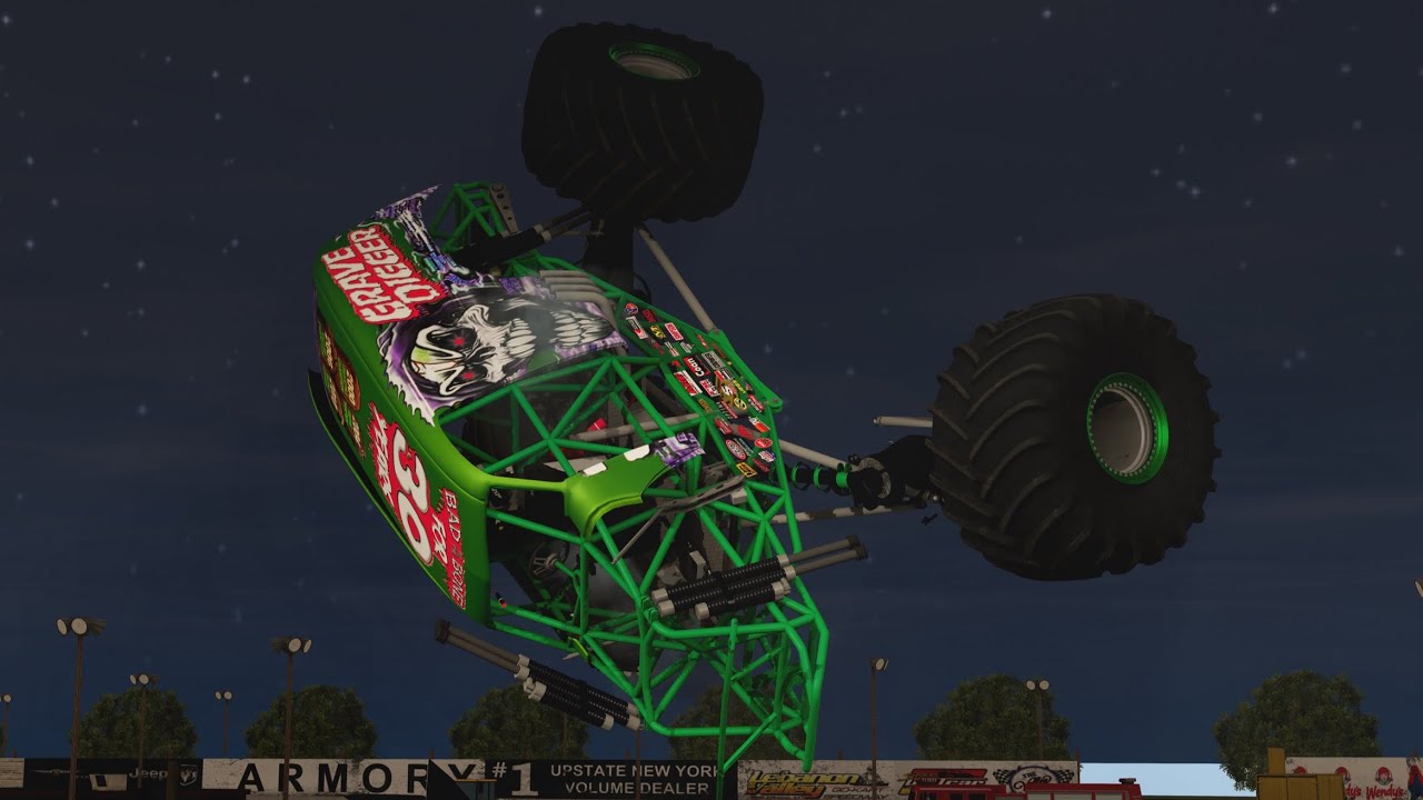 Monster Jam Crashes And Saves #7 - BeamNG Drive