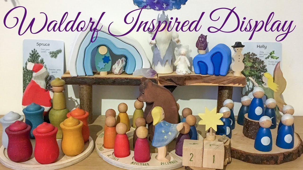 Waldorf Inspired Winter Seasonal Calendar Display