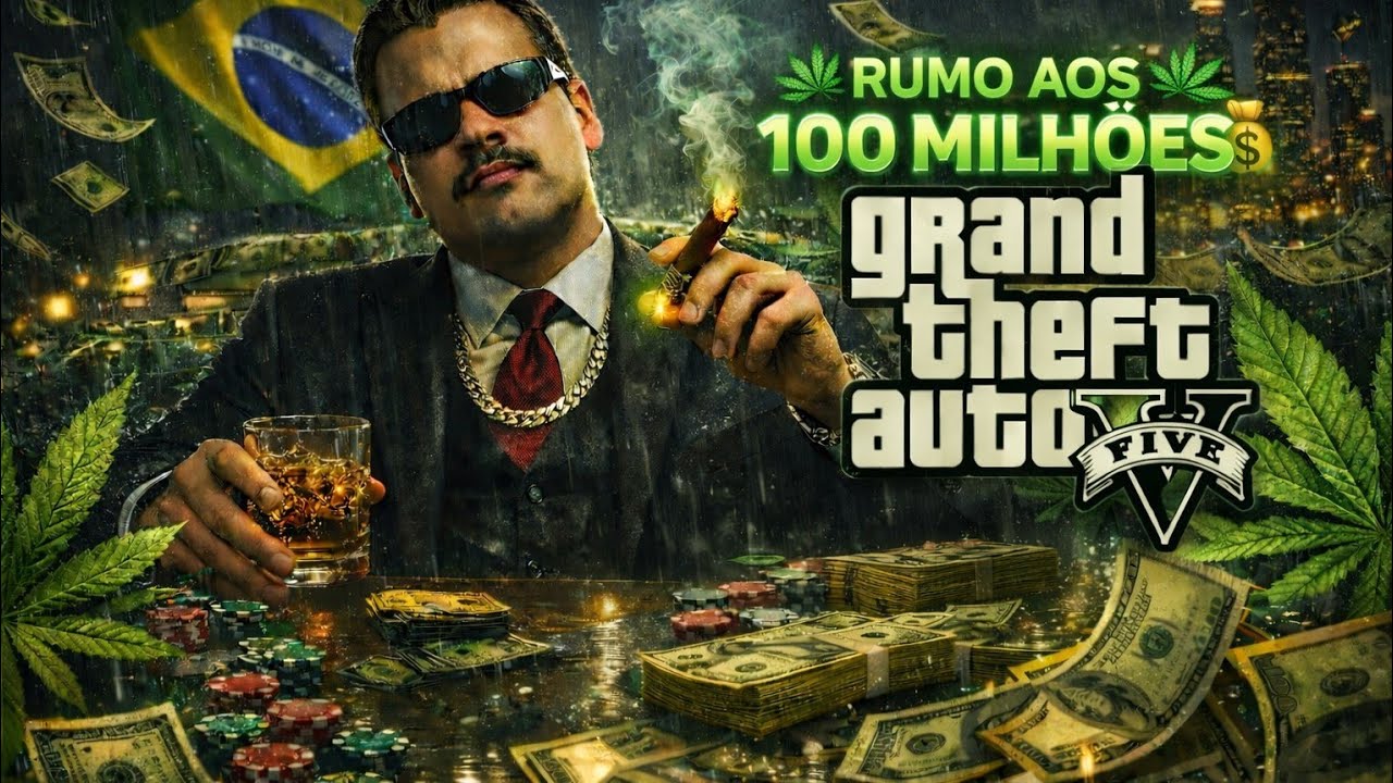 Rumo aos 100 Milhões GTA V ONLINE Sábado  14/03/2026  PS5