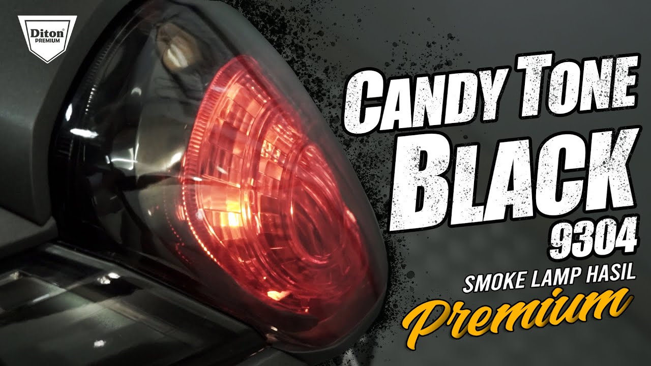 TUTORIAL SMOKE  LAMP BIKIN MOTOR LO MAKIN PREMIUM |CANDY TONE BLACK 9304🔥