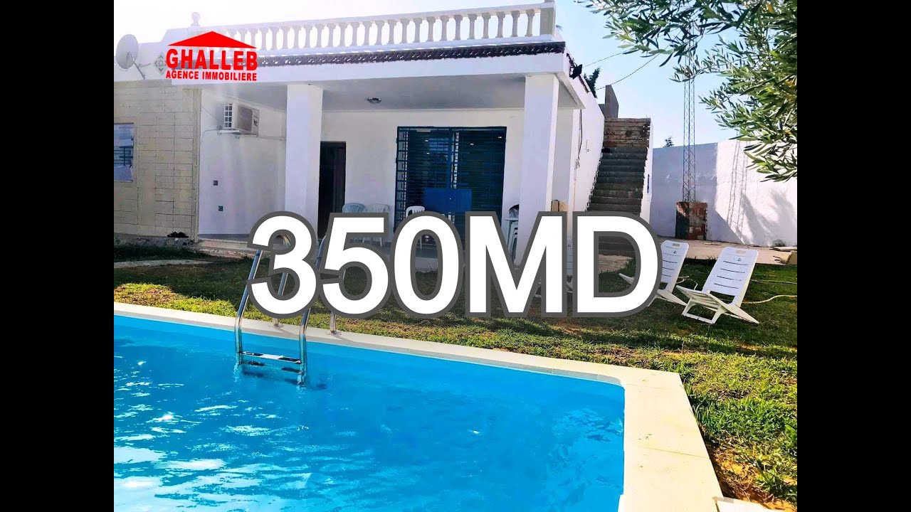 Viilla Relaxante #Hammamet Tunisie | Agence Ghalleb