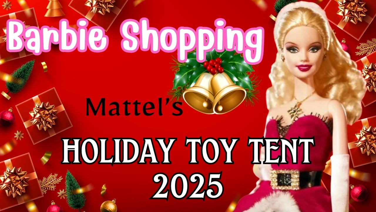 Праздничный день в палатке с игрушками от Mattel | Покупки Барби и игрушек 🎁
