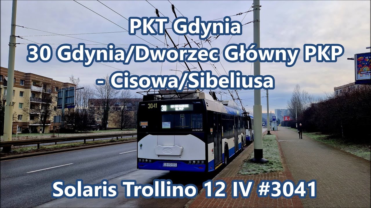 PKT Gdynia - linia 30, Solaris Trollino 12 IV #3041
