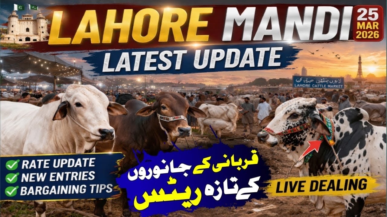 Latest Lahore Shahpur Kanjra Cow Mandi Updates ❤️&zwj;🔥| Qurbani 2026 💥| Bakra Mandi Pakistan Official 