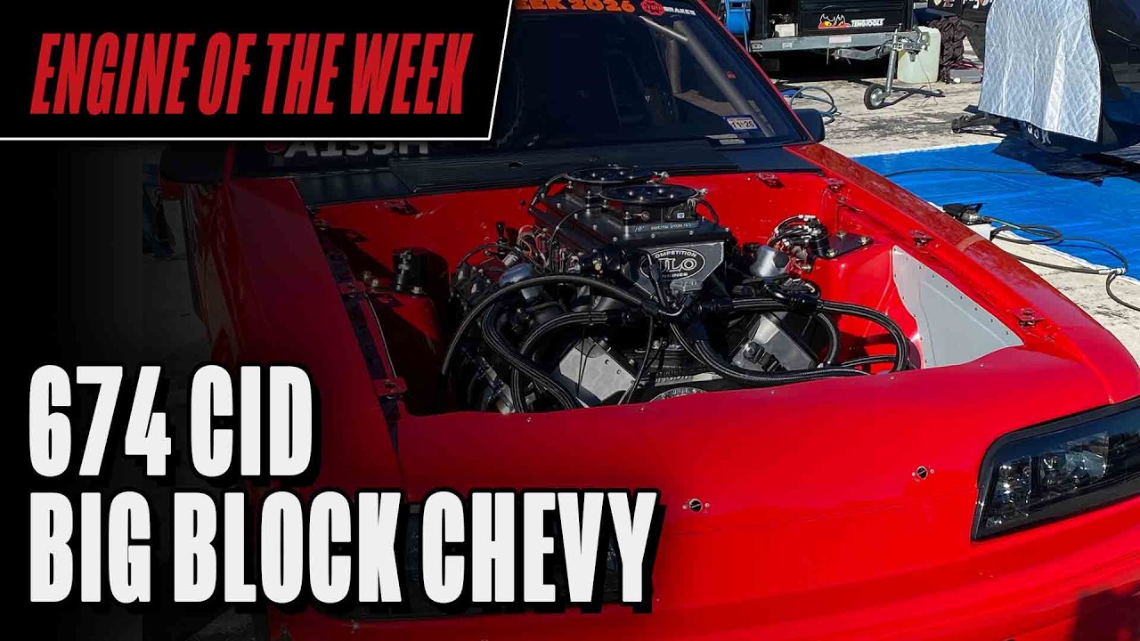 Атмосферный двигатель Big Block Chevy объемом 674 кубических дюйма