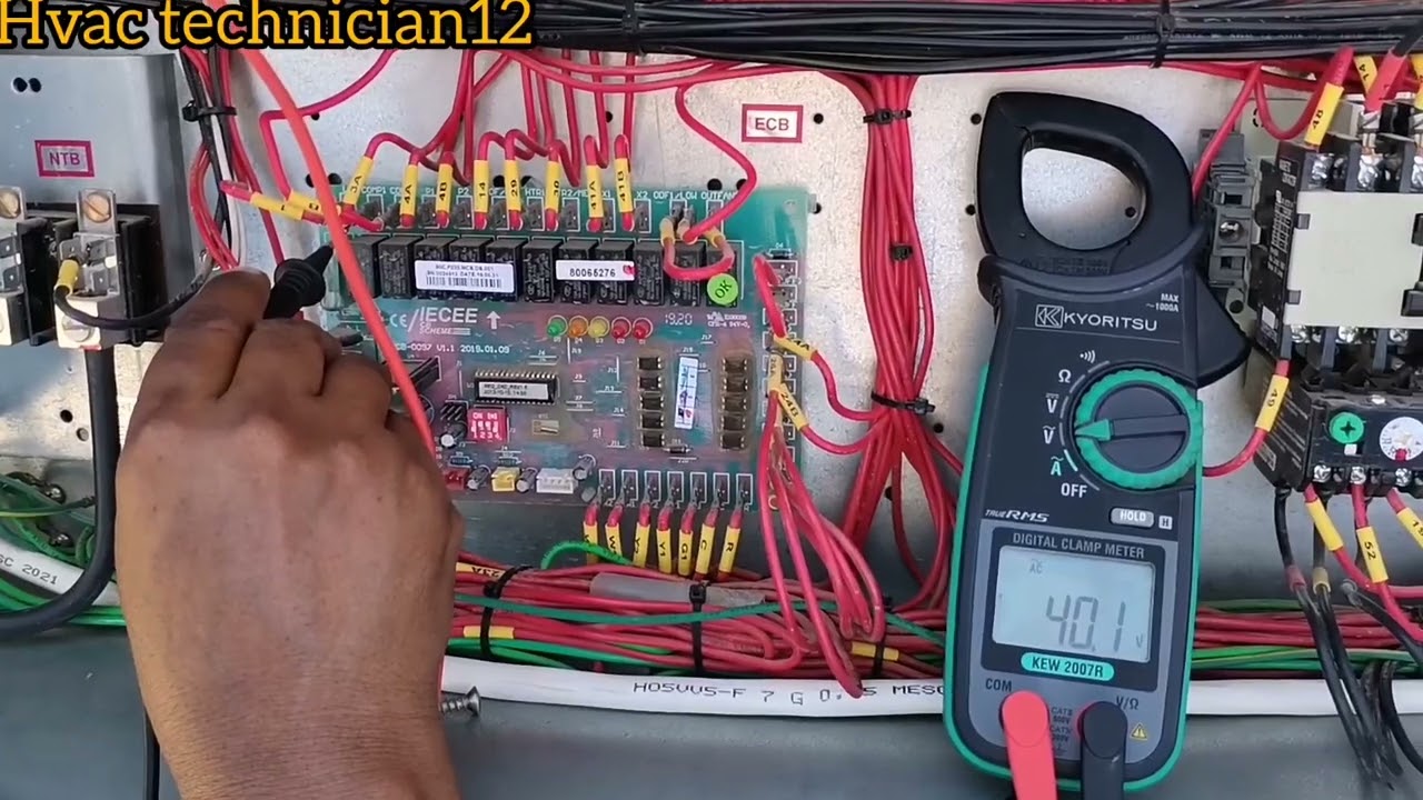 Zamil package unit! How to Check 24 voltage in PCB #zamil