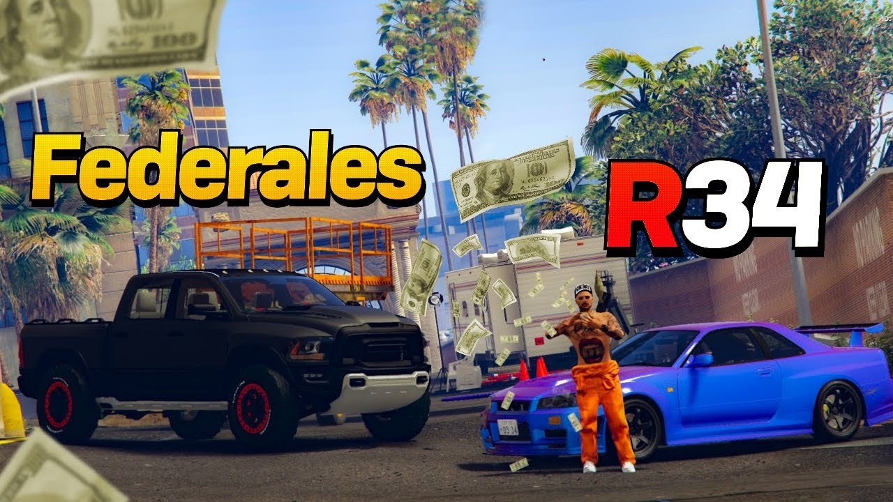 Usamos Un R34 Alterado Para Robar 40M A Los Federales Gta Rp