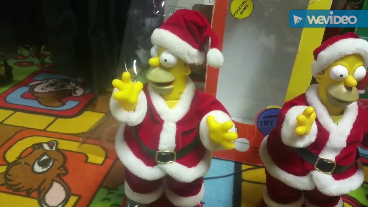 Gemmy Animated Dancing & Talking Christmas Homer Simpson's