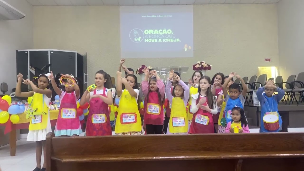 Apresentação dia das crianças 2025 igreja