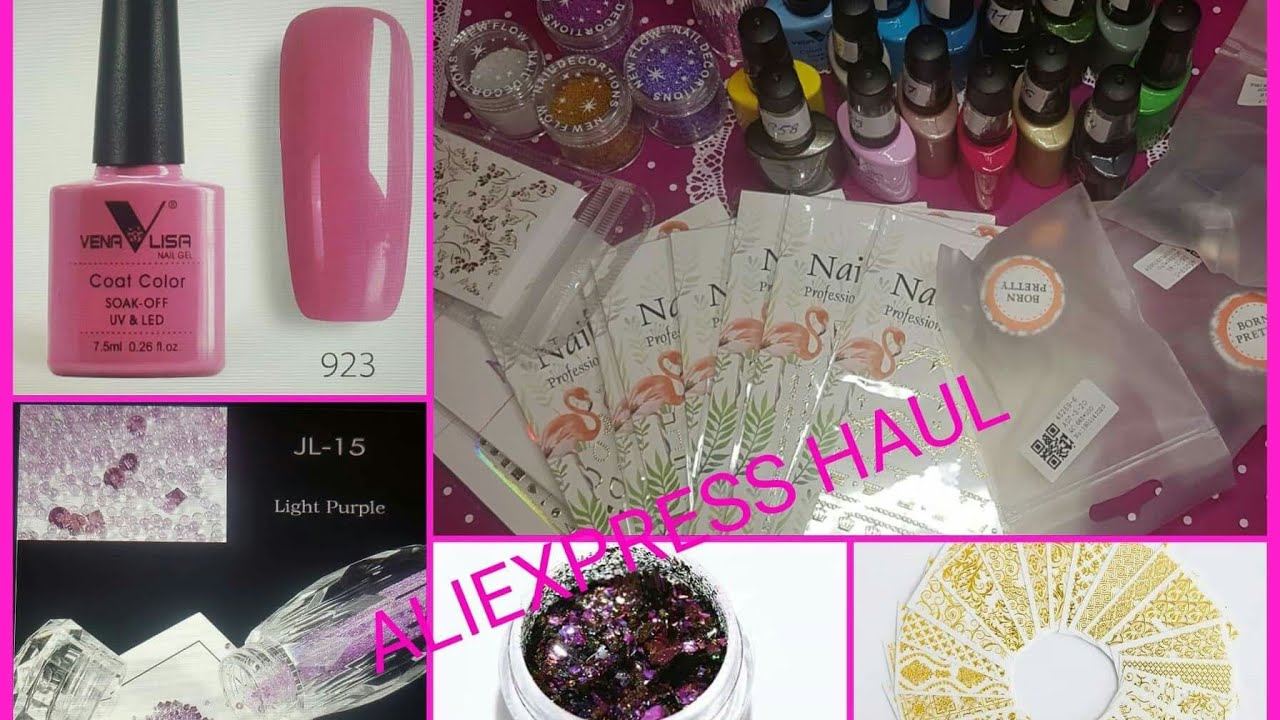 ALIEXPRESS HAUL New VENALISA GEL POLISHES AND more