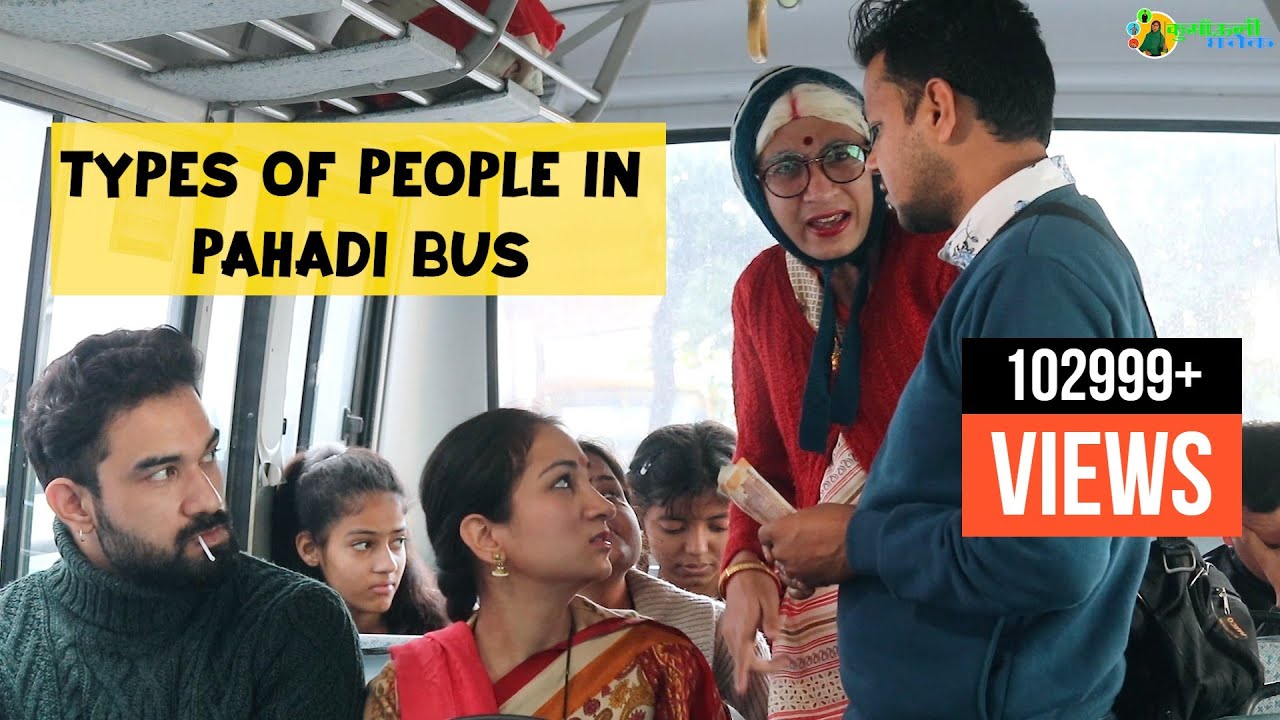 Types Of People In Pahadi Bus || Pahadi Comedy || Kumaoni Ghachake