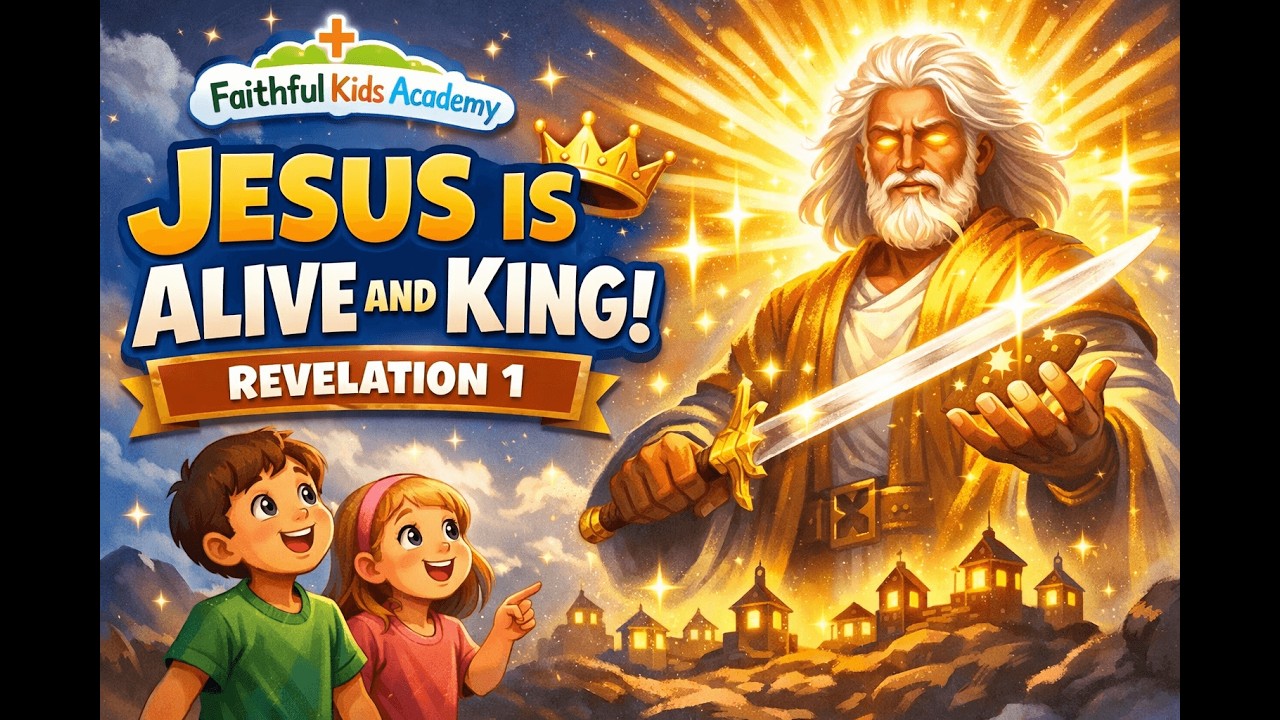 The Glorious Jesus John Saw — Revelation Chapter 1 for Kids