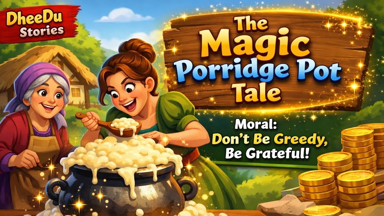 The Magic Porridge Pot Tale @DheeDuStories 