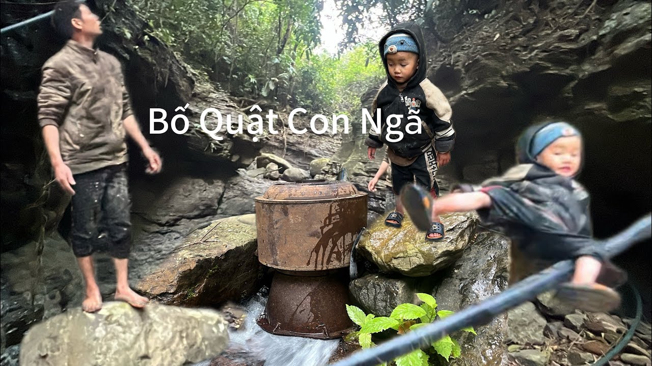 Đi Sửa Máy Phát Điện Bố Quật Ngã Con Giữa Thời Tiết Lạnh Giá