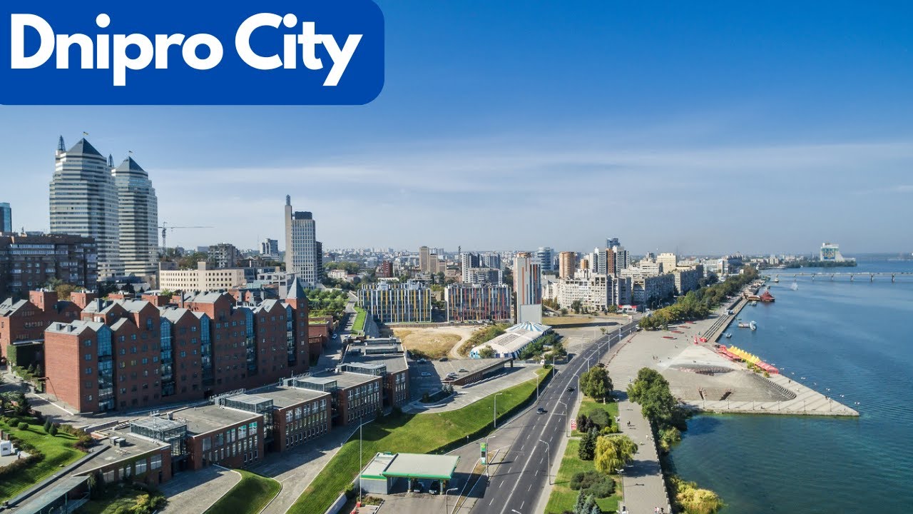Dnipro City Like Never Before: Aerial Views in 4K