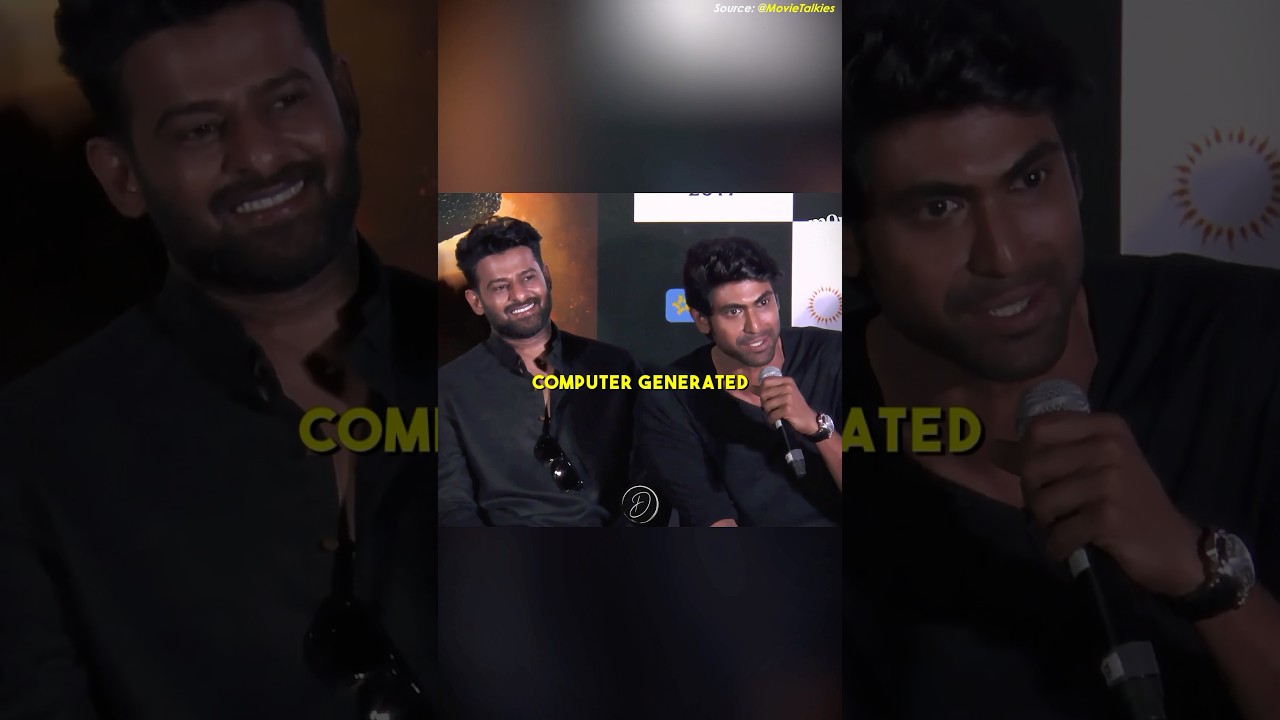 When a Reporter Doubts the Bodies of Prabhas and Rana 😱🔥
