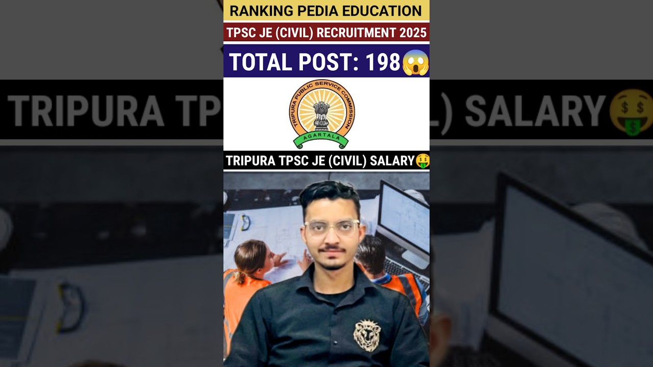 Tripura TPSC JE (Civil) Salary🤑| TPSC Junior Engineer In-Hand Salary #tpsc #tpscjesalary #tpscjobs