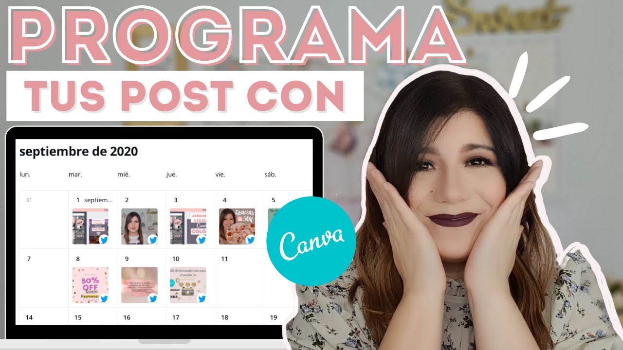 📅 APRENDE a Programar AUTOMÁTICAMENTE tus Post en REDES SOCIALES  📅 (Con Canva!!!)