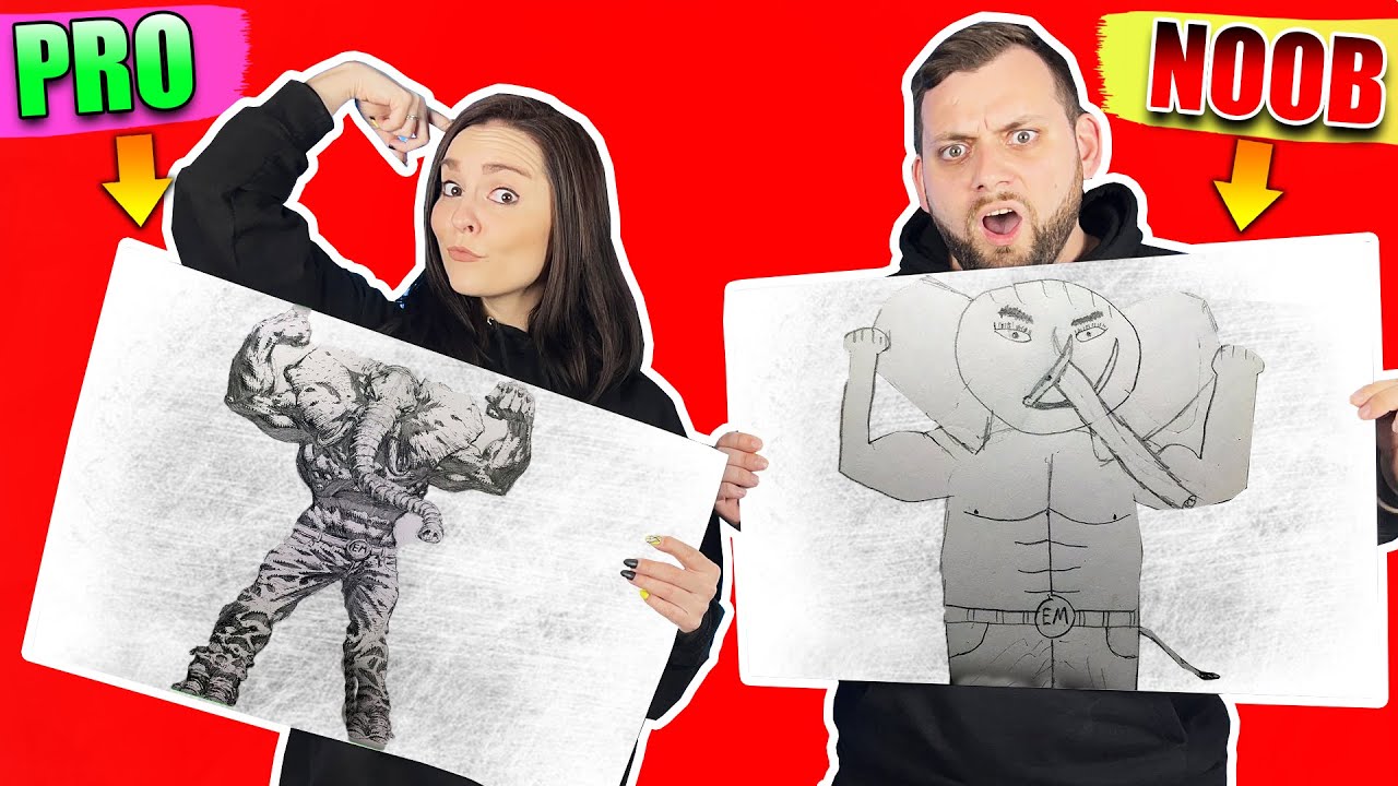 Kto vie Lepšie Maľovať ? Noob vs Pro /w Priateľka