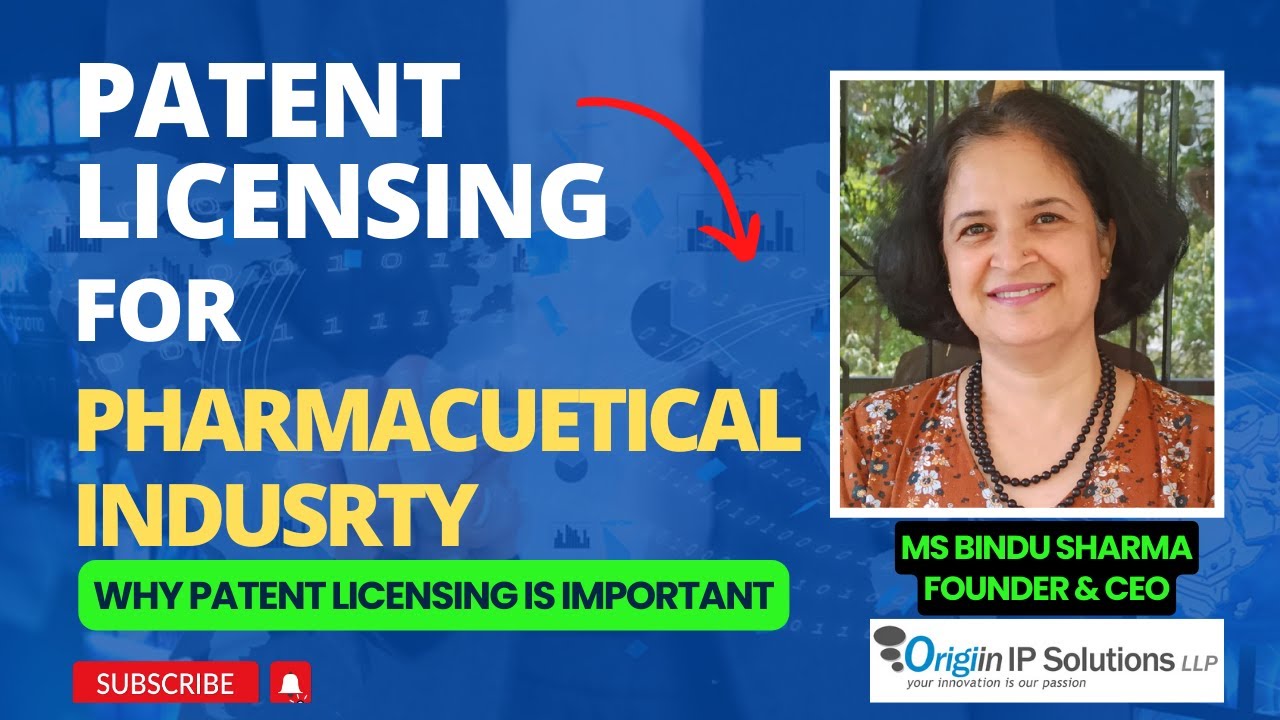 Patent Licensing for Pharmaceuticals Industry #patentinpharma #Patent #pharma