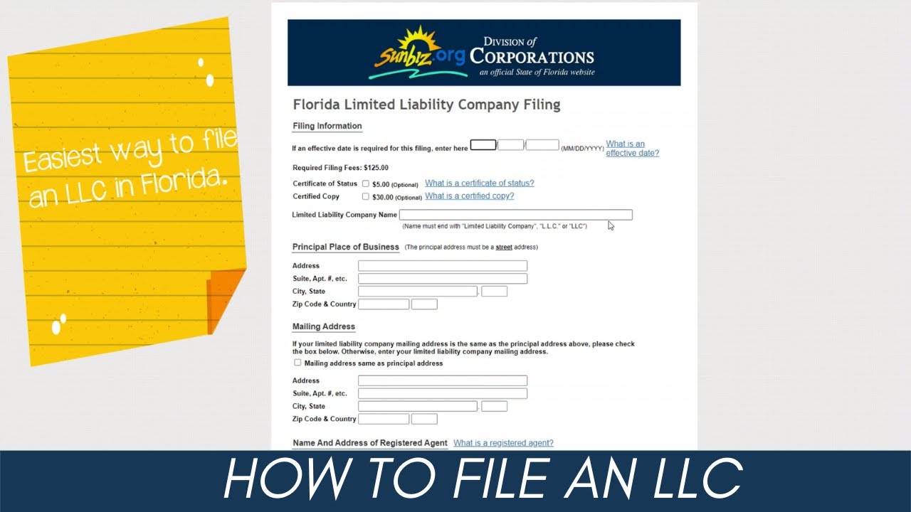 How To File A LLC In Florida | Pay Yourself (Step By Step)