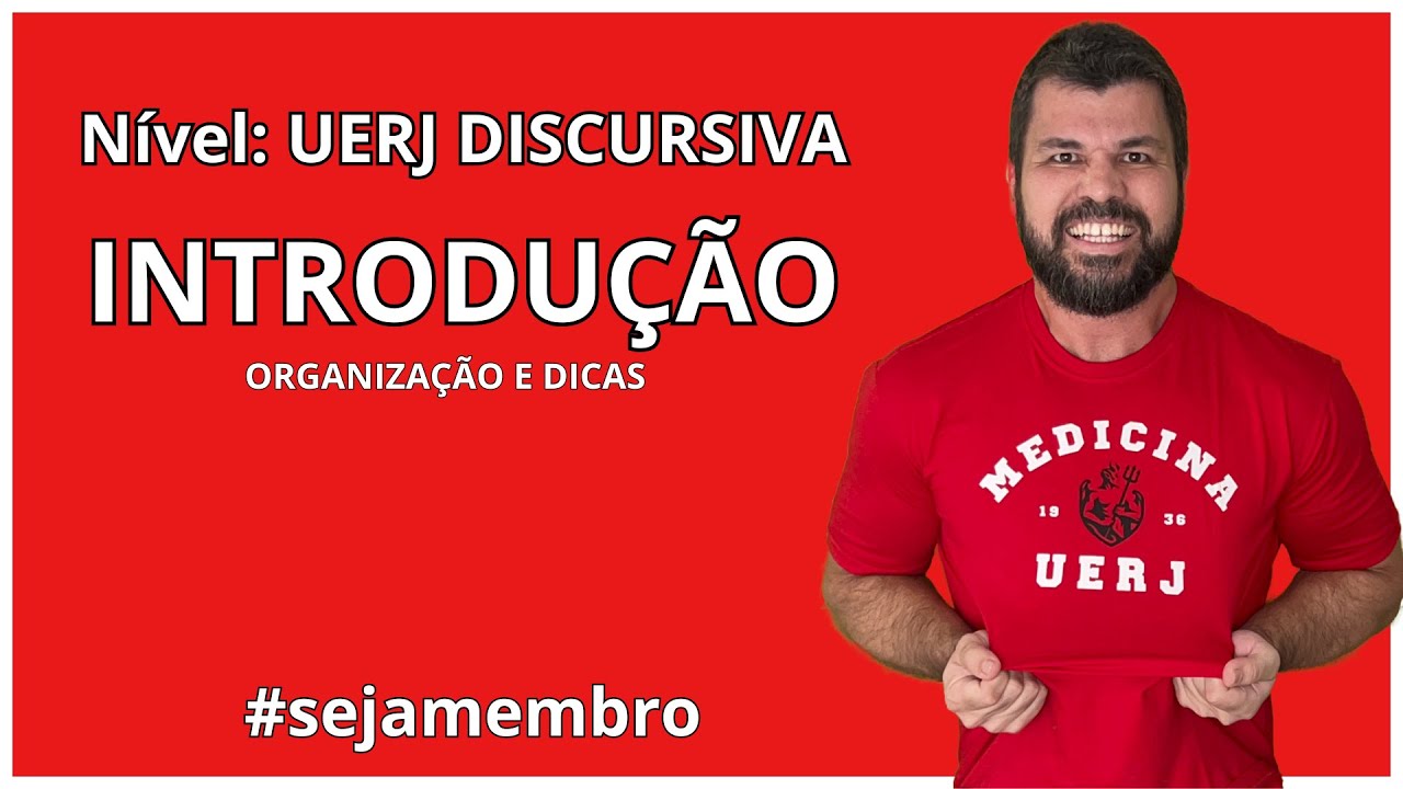 NÍVEL: UERJ DISCURSIVA Biologia e Química. Sobre a prova e organização do curso!
