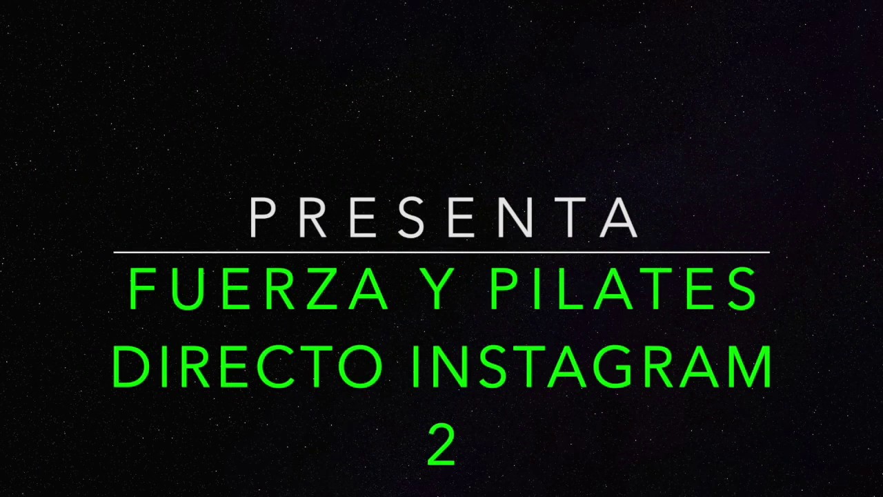 50´ Fuerza y pilates en casa, en directo con Mar