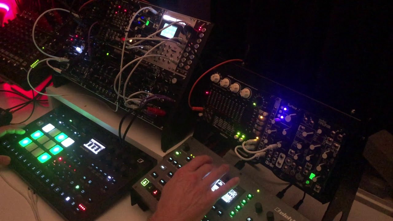 Ambient house performance with Eurorack, Analog Rytm, Octatrack and Cobalt8. First Live set ever!