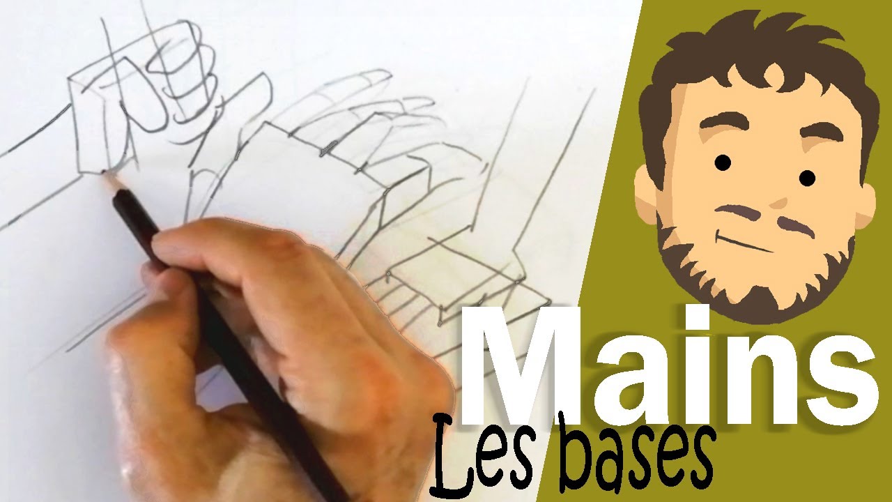 COMMENT bien crayonner les MAINS (le secret de pros)