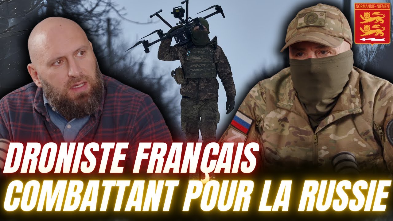 GAUTHIER, DRONISTE FRAN&Ccedil;AIS COMBATTANT POUR LA RUSSIE PARTI SUR LE FRONT