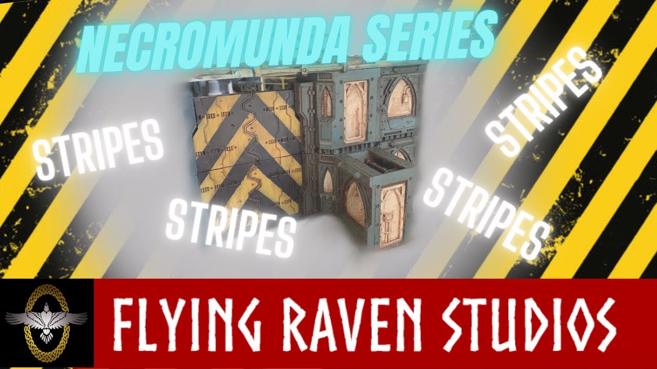 Necromunda and the wonders of hazard stripes. The How to guide to hazard stripes.