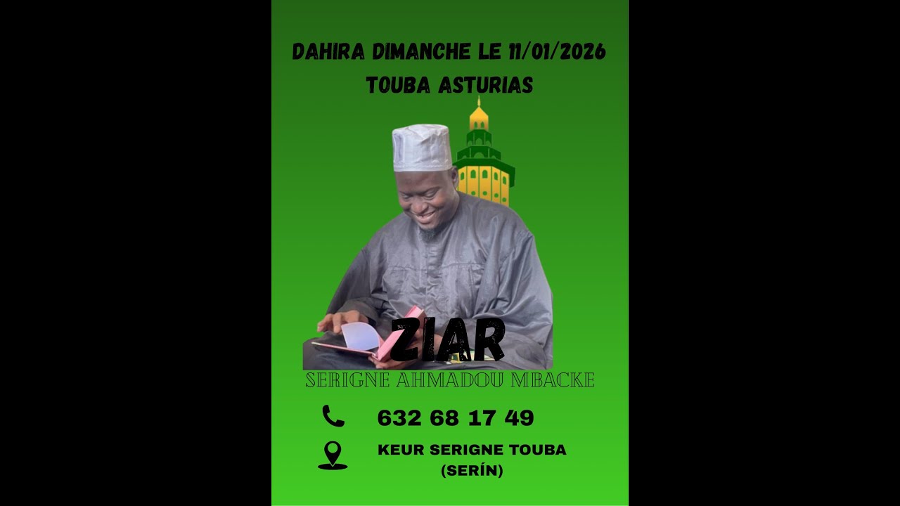 Dahira dimanche Touba Asturias (keur Serigne Touba Serín)