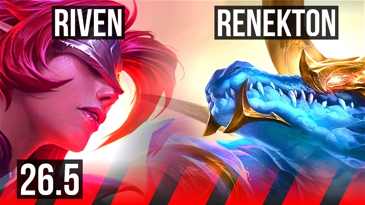RIVEN vs RENEKTON (TOP) | KR Master | 26.5