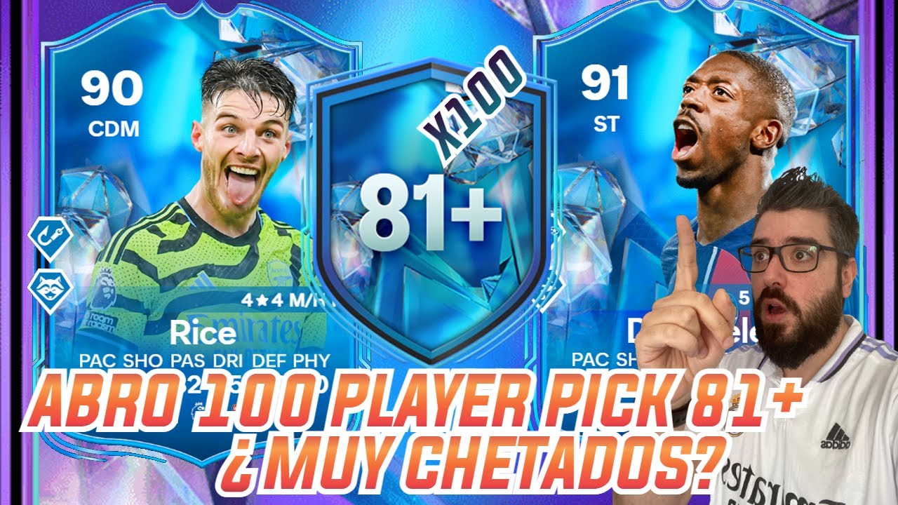 😳 ABRO 100 PLAYER PICK 81+!! ¿SIGUEN CHETADISIMOS O MEJOR LOS DE LA SEMANA PASADA?