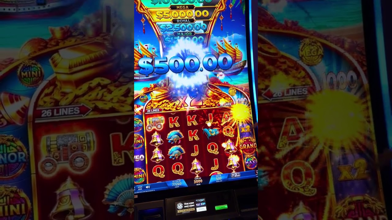 Huge Jackpot on Treasure Blast! #slots #jackpot #vegas