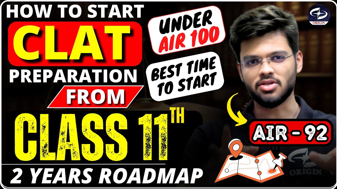 CLAT Preparation from Class 11th | How to start clat preparation after class 10th | Abhyuday Pandey