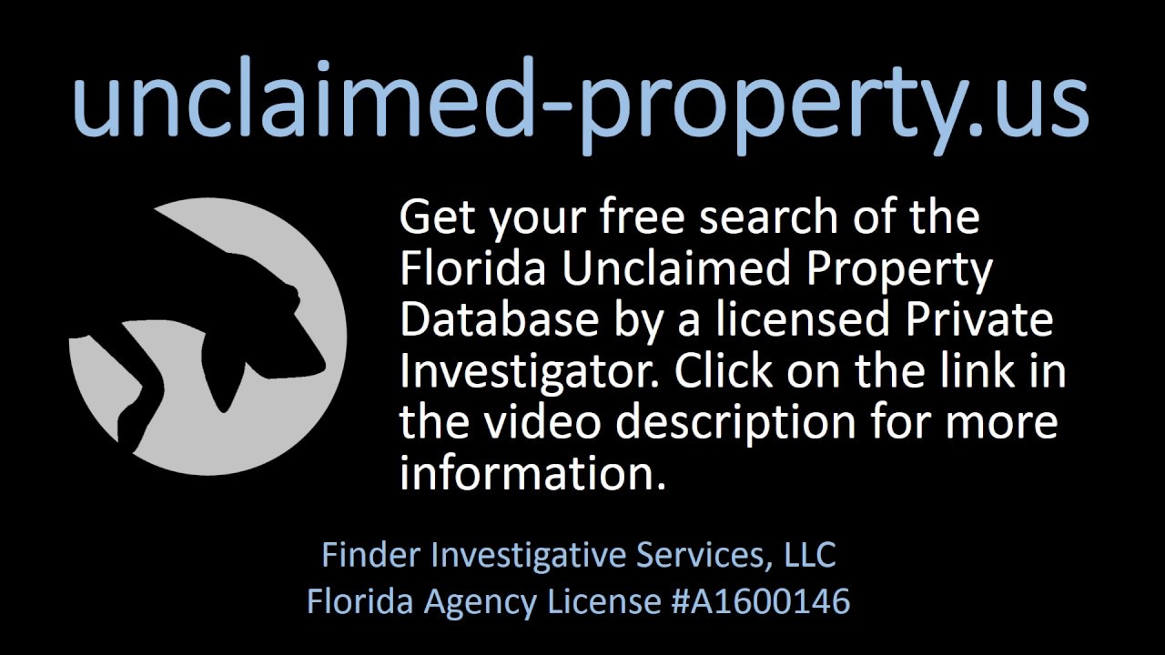 Find Florida Unclaimed Money and Other Property
