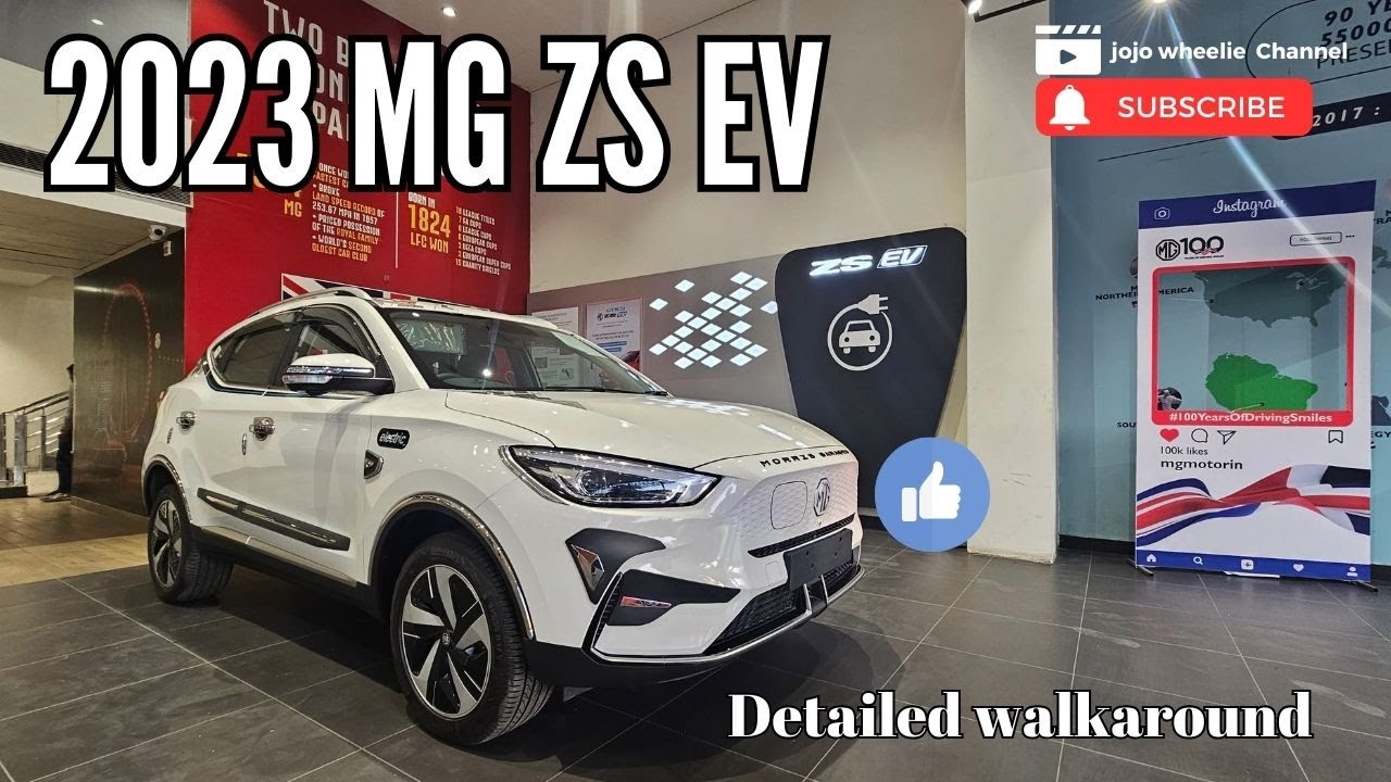 2023 MG ZS EV  detailed walkaround | Top Model Price & Features | adas | 461*km range |exclusive pro