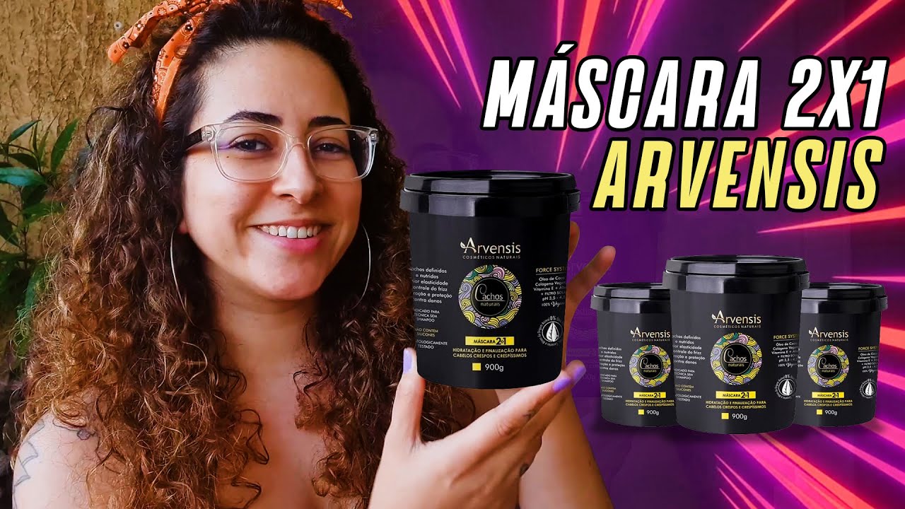 ARVENSIS - MÁSCARA 2X1 CACHOS NATURAIS