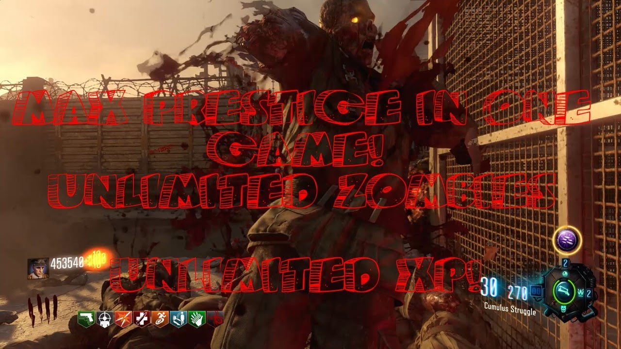 Unlimited XP Zombies in MOON! Max Prestige in ONE GAME?!
