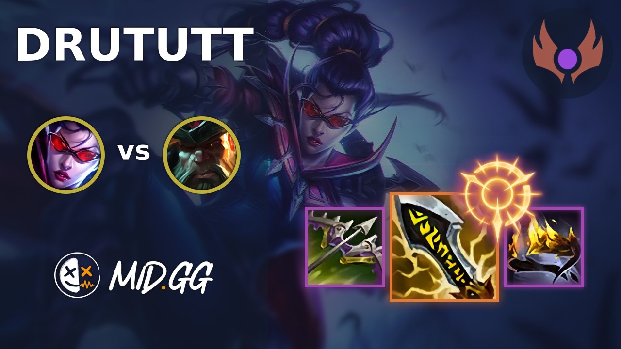 MID.GG: [ drututt ] Vayne TOP vs Gangplank | EUW MASTER | LOL Season 2026