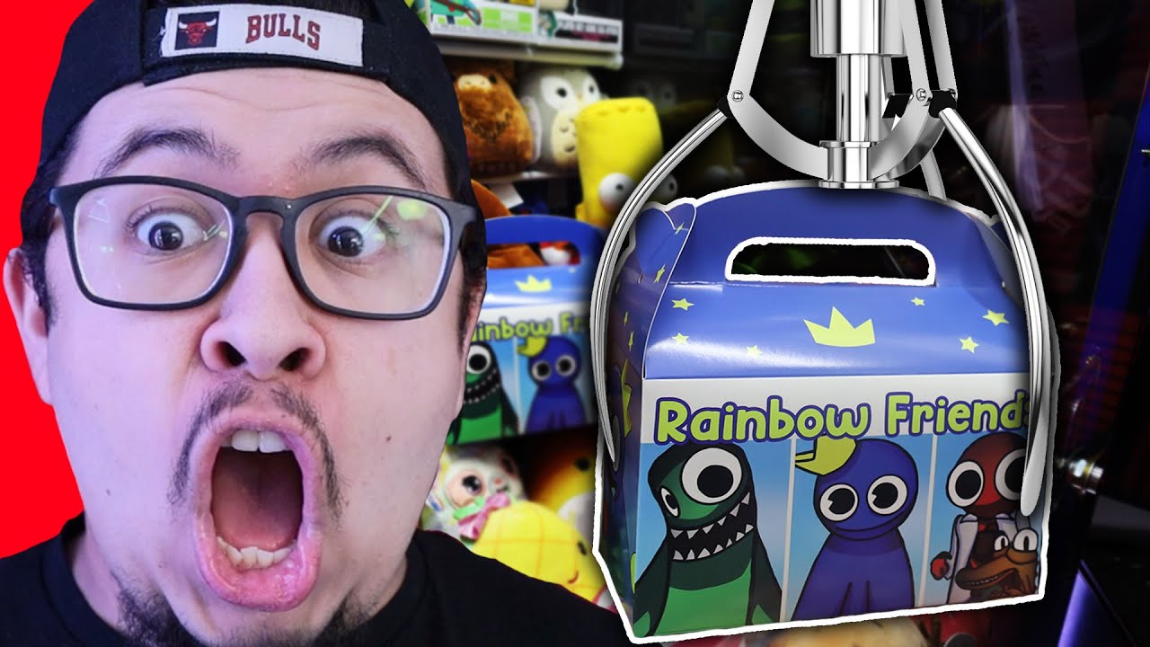 Загадочная шкатулка &laquo;Радужные друзья&raquo; внутри Claw Machine