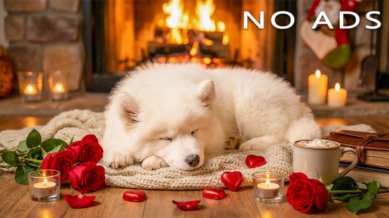 Healing Dog Music 🐶☃️9 Hours of music for Dogs ❄️ Sleep Aid & Stress Relief for Pets 🎄 No Ads