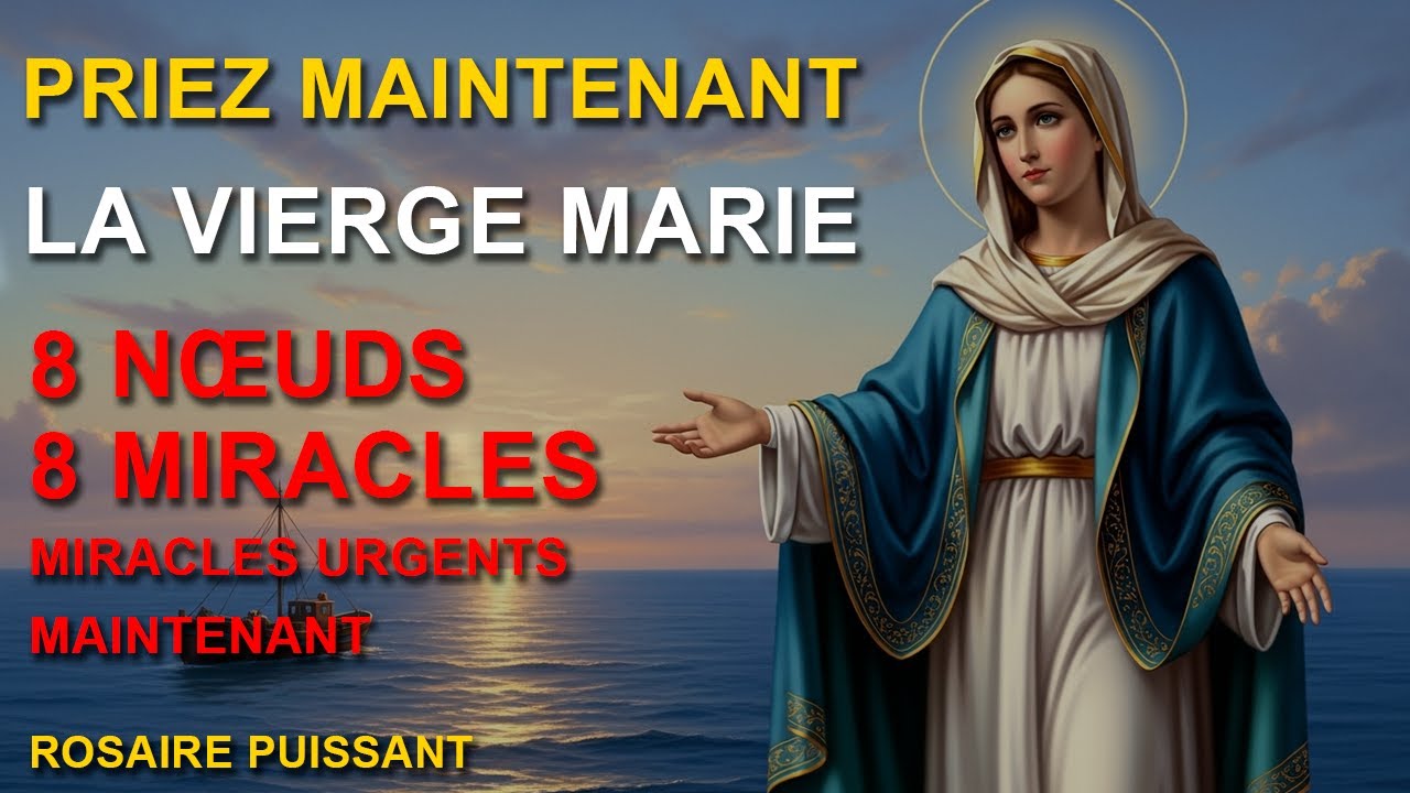 💗Rosaire MIRACULEUX DÉFAITE DES NŒUDS 🙏 8 Nœuds 8 MIRACLES Urgents